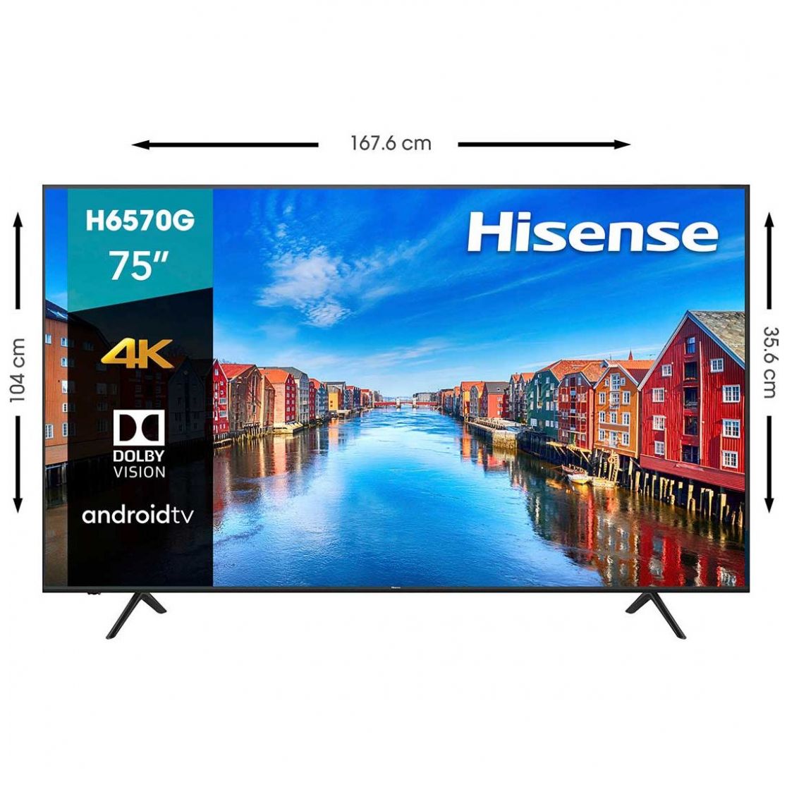 Pantalla 75 Android Tv Hisense Sears