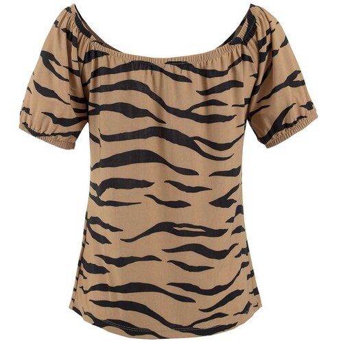 Blusa Cuello Ojal con Escote V Doma Ny Collection