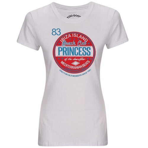 Playera Estampado Princess Too Good