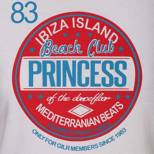 Playera Estampado Princess Too Good