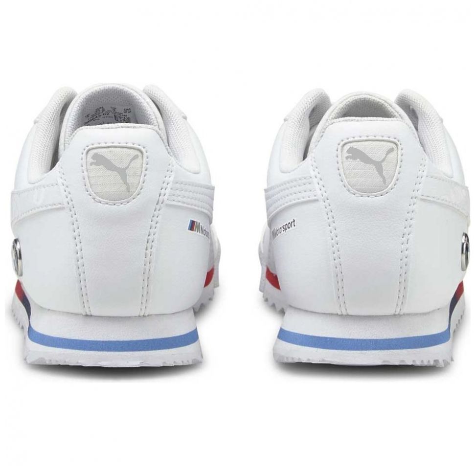 Tenis Blanco Junior Puma Bmw Mms Roma Modelo 306643 02