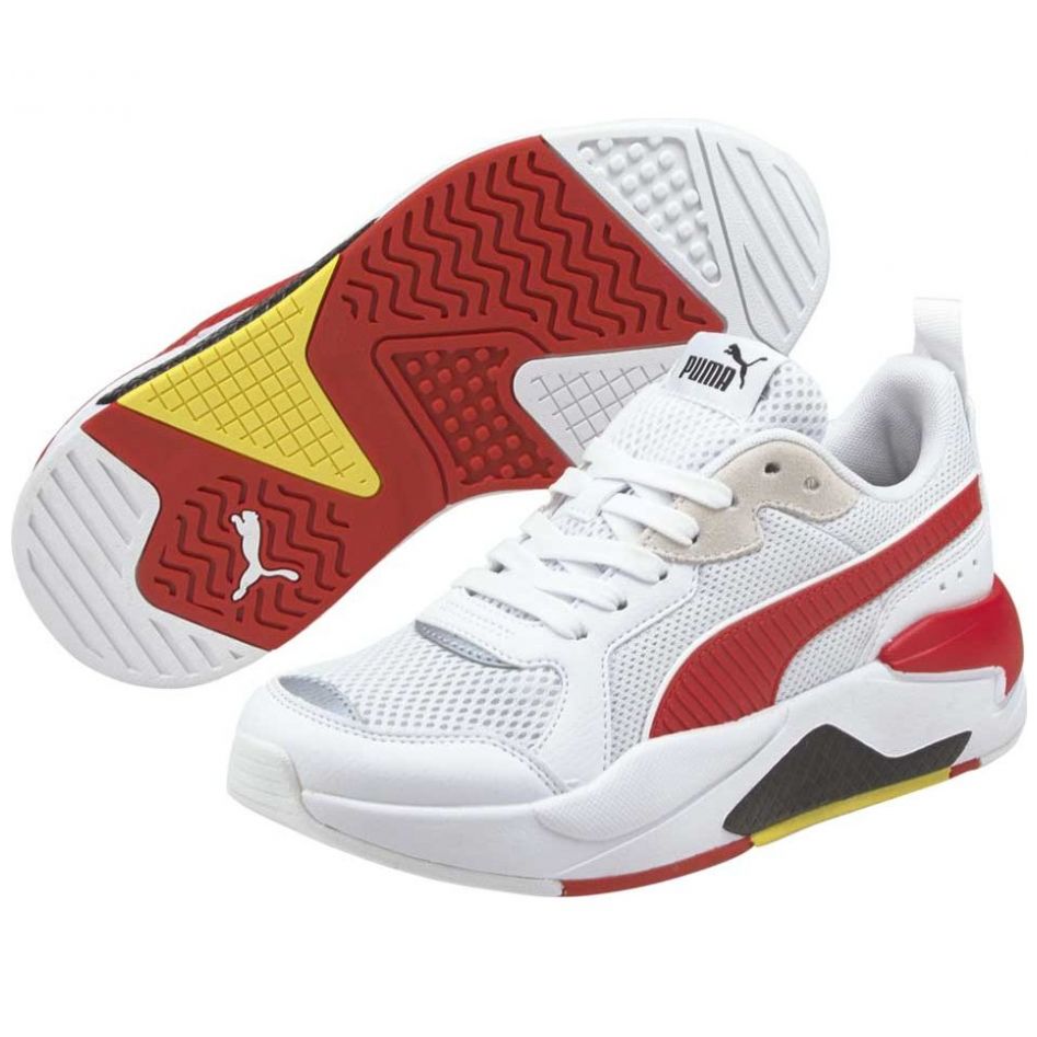 Tenis Blanco Junior Puma Ferrari Race X-Ray Modelo 306697 04