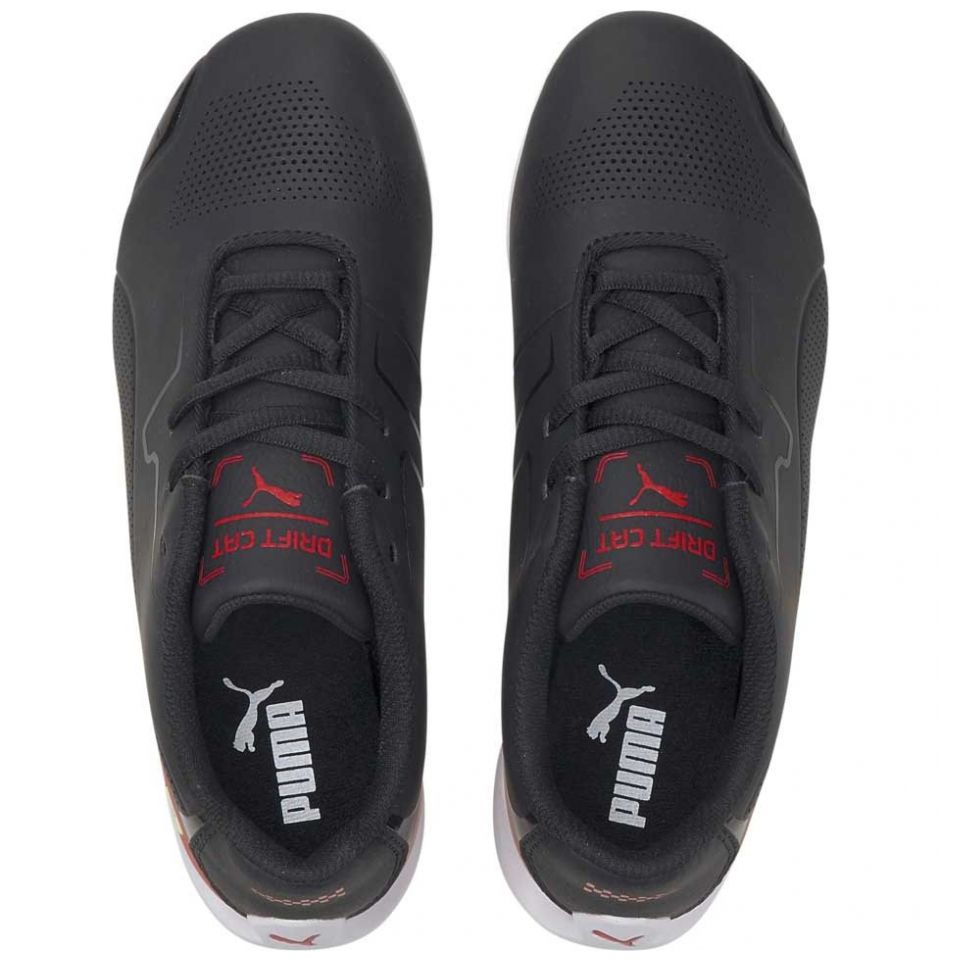 Tenis Negro Junior Puma Ferrari Drift Cat 8 Modelo 339970 04