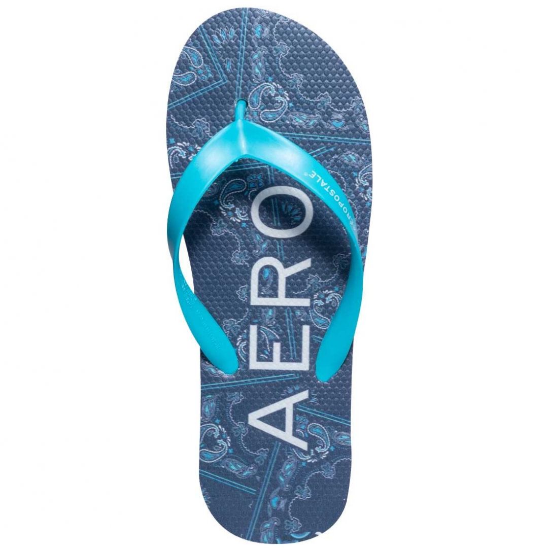 Sandalia Flip Flop Azul para Caballero Aeropostale Modelo 21210411043