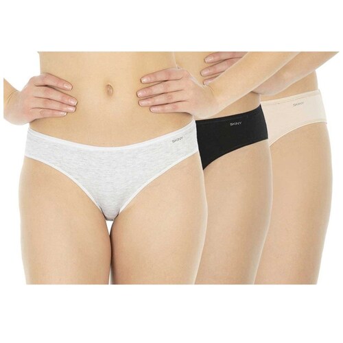 Paquete de 3 Bikini Cotton Skiny