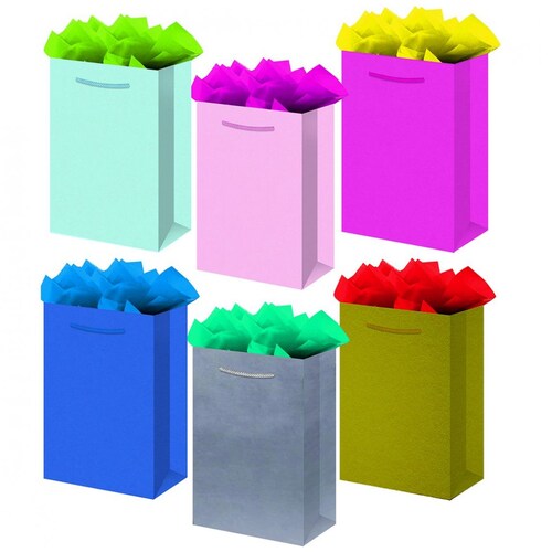 Bolsa Grande Serie Kraft Colores Lisos Padi