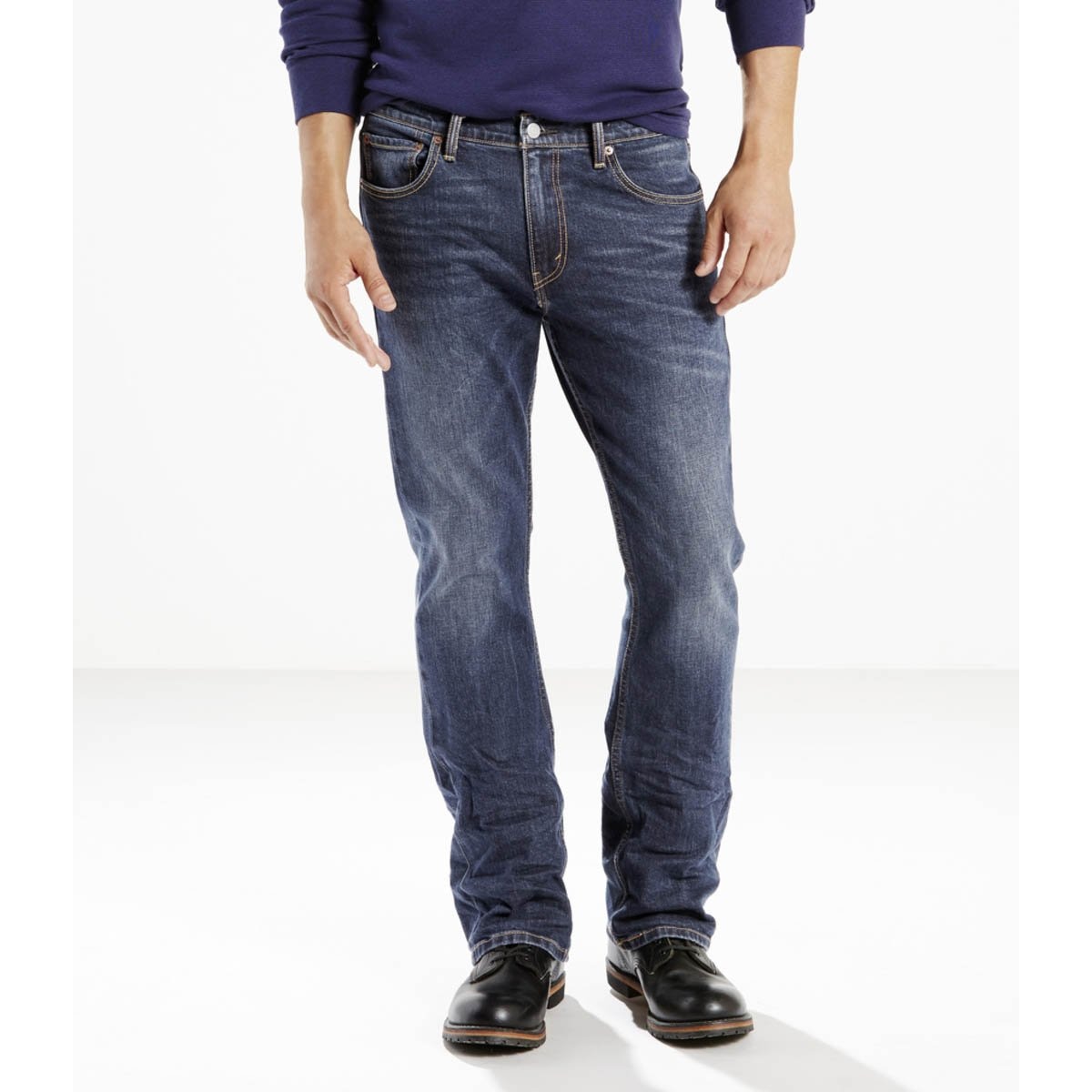 Jeans Azul 527 Slim Boot Cut Para Caballero Levi's - Sears