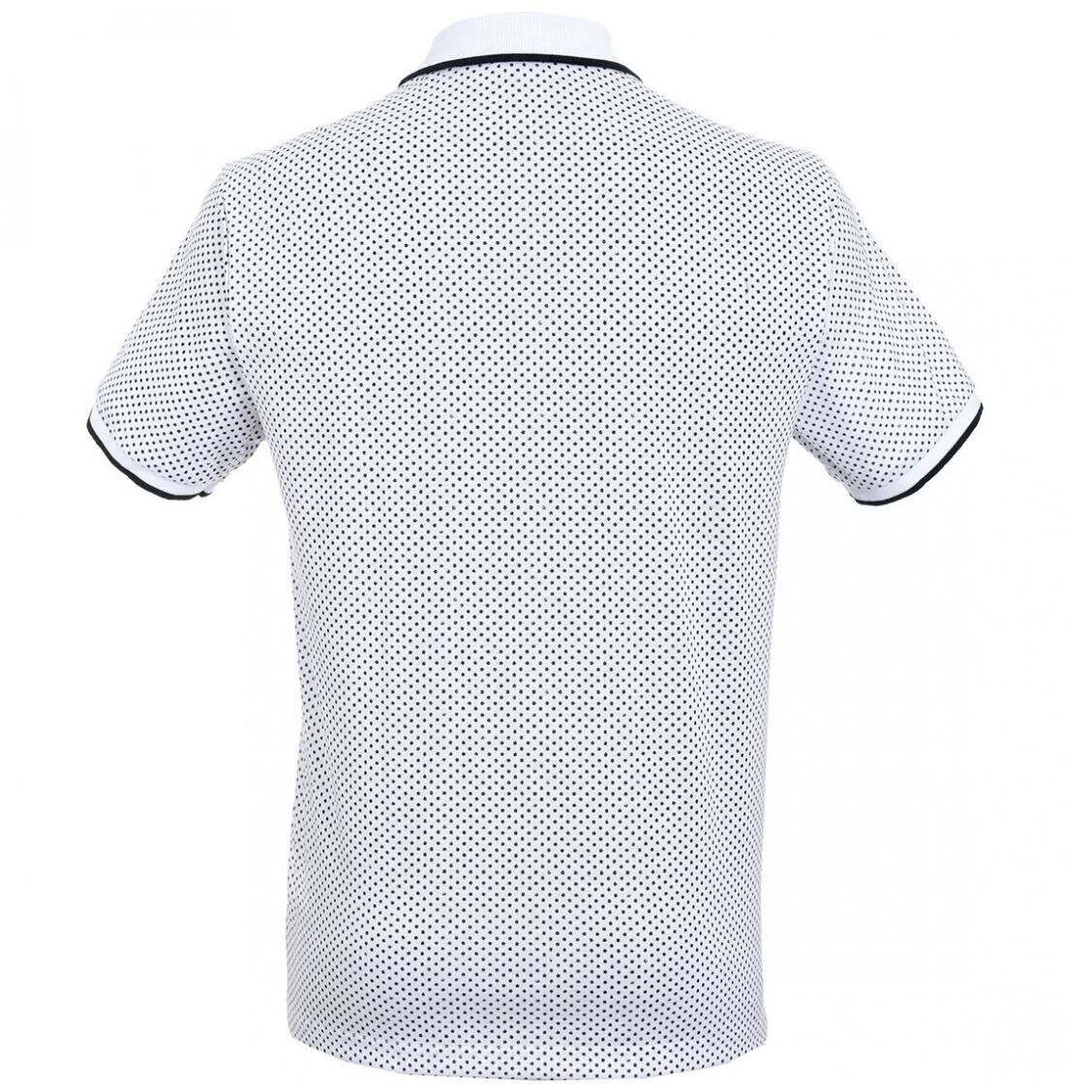 Playera Blanca Estampada de Estrella para Caballero Carlo Corinto Modelo R25379