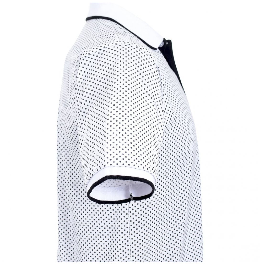 Playera Blanca Estampada de Estrella para Caballero Carlo Corinto Modelo R25379