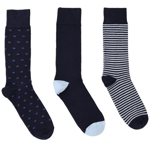Paquete de 3 Calcetines para Hombre Carlo Corinto Modelo Elo 8750 Mn