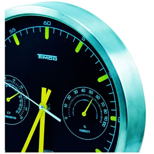 Reloj de Pared Negro Timco Modelo Ra-24 a