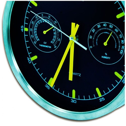 Reloj de Pared Negro Timco Modelo Ra-24 a