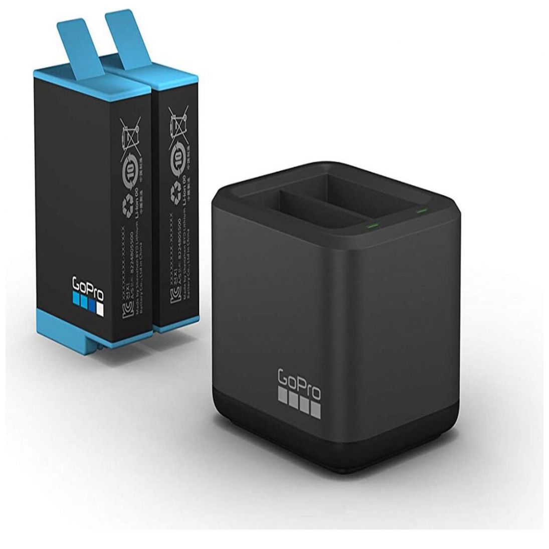 Cargador Dual de Batería+ Batería Hero 9 Black