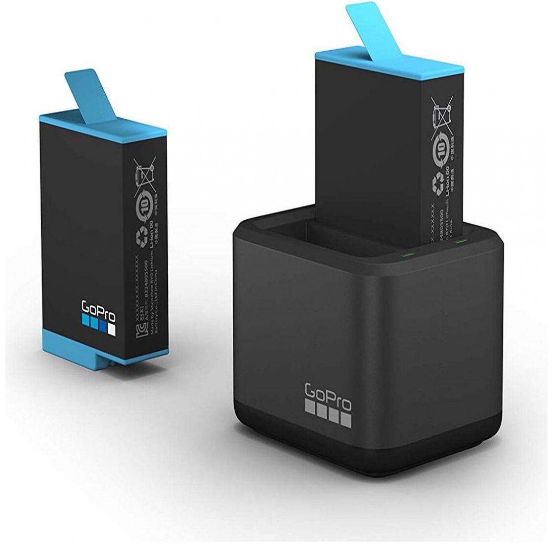 Cargador Dual de Batería+ Batería Hero 9 Black