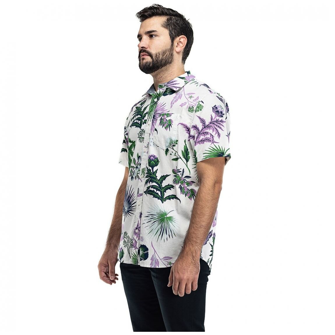 Camisa Blanco Combinado Vans para Caballero Modelo Vn0A545Qz50