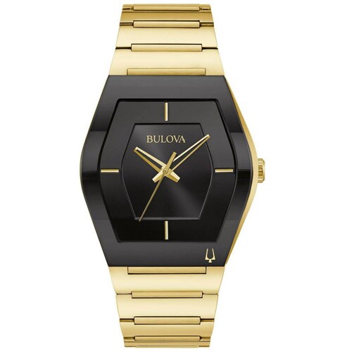 Reloj Bulova Dorado para Hombre Modelo Elo 97A164