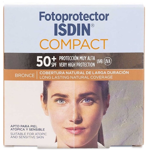 Fotoprotector 50+ Compacto Color Bronce 10G Isdin