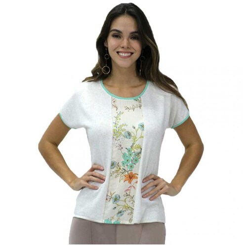 Blusa con Diseño de Flores Vitos