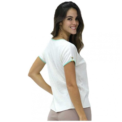Blusa con Diseño de Flores Vitos
