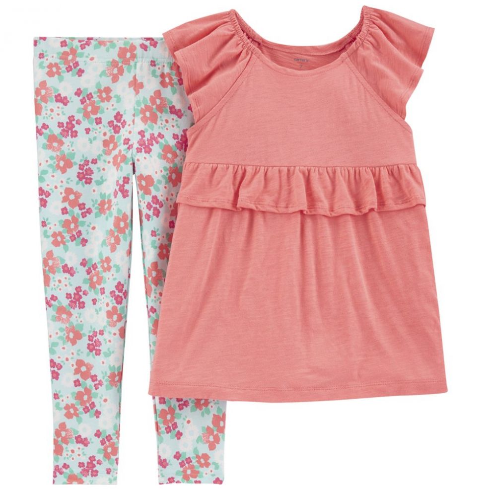 Set para Niña Blusa Rosa con Leggins Carters