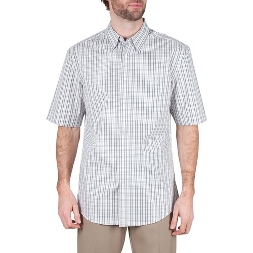 Camisa Gris Manga Corta para Hombre Haggar Modelo Elo Hmw0S257R01A