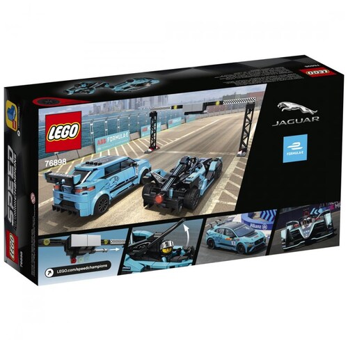 Formula e Panasonic Jaguar Racing Gen2 Car &amp; Jaguar I-Pace Etrophy Lego Speed Champions