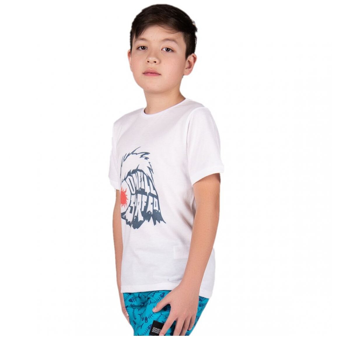 Playera Blanca con Estampado de Ola para Niño O\'neill Modelo On1060