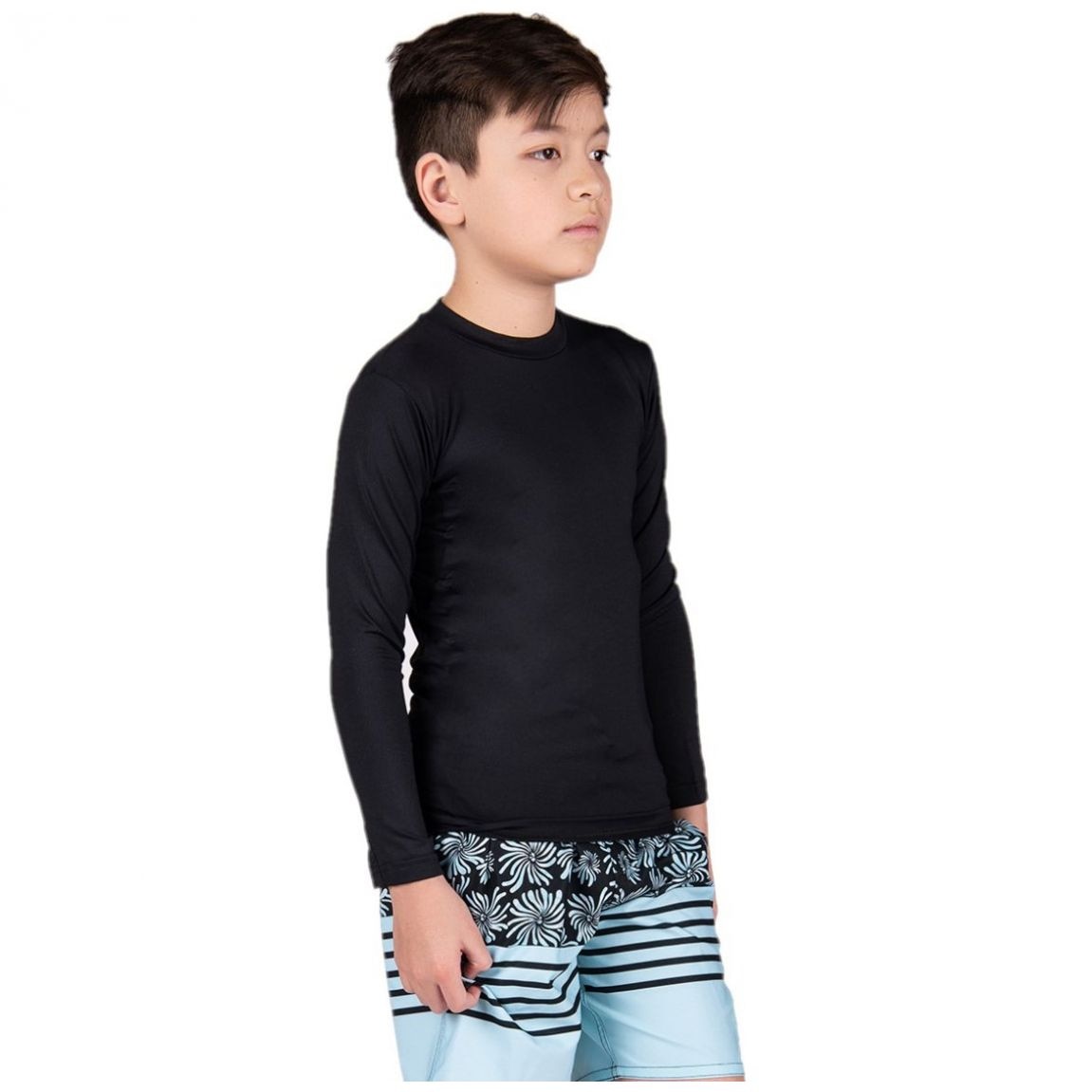 Playera Negro Manga Larga Traje de Baño para Niño O\'neill Modelo On1052-1