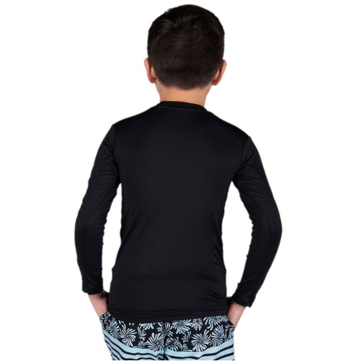 Playera Negro Manga Larga Traje de Baño para Niño O\'neill Modelo On1052-1