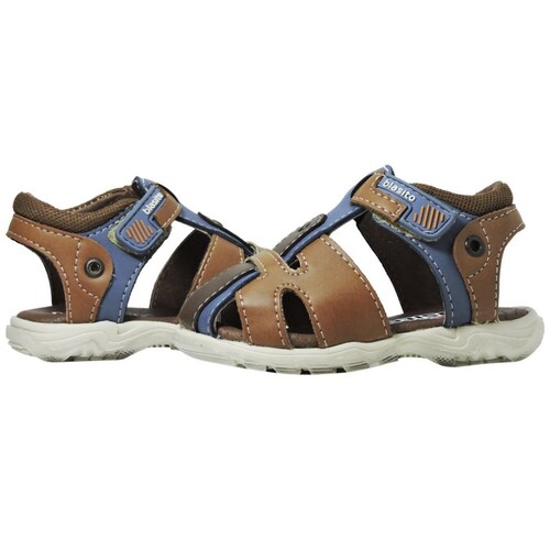 Huarache Sport con Velcro Camel para Niño Blasito Modelo 21P181C