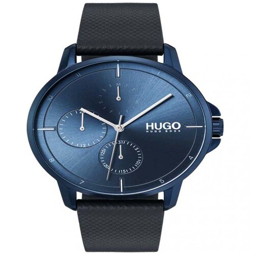 Reloj Azul de Piel para Hombre Hugo Modelo Elo 1530033