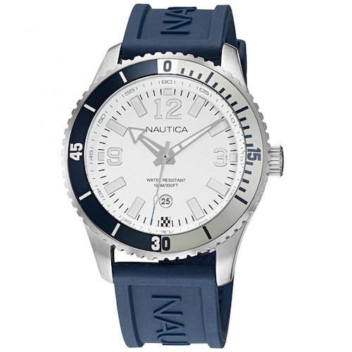 Reloj de Silicón Azul para Hombre Nautica R Modelo Elo Nappbs163