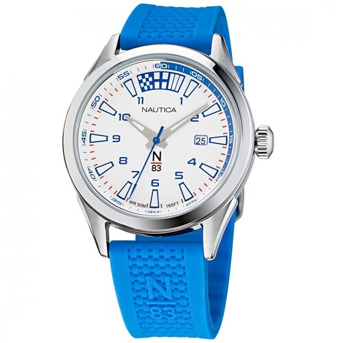 Reloj de Silicón Azul para Hombre Nautica N83 Modelo Elo Naphbs120