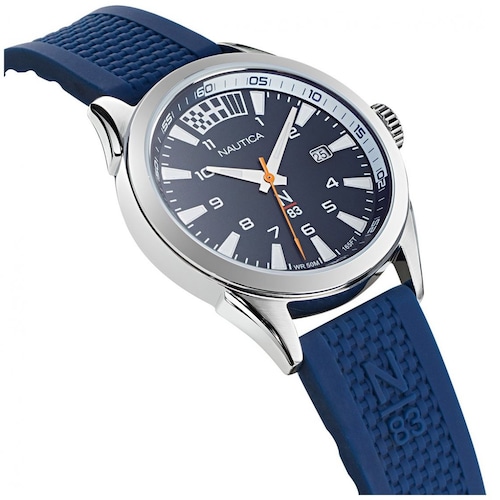 Reloj de Silicón Azul para Hombre Nautica N83 Modelo Elo Naphbs121
