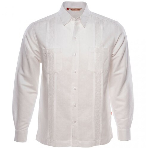 Camisa Blanco Manga Larga para Caballero Costavana Modelo 3560C