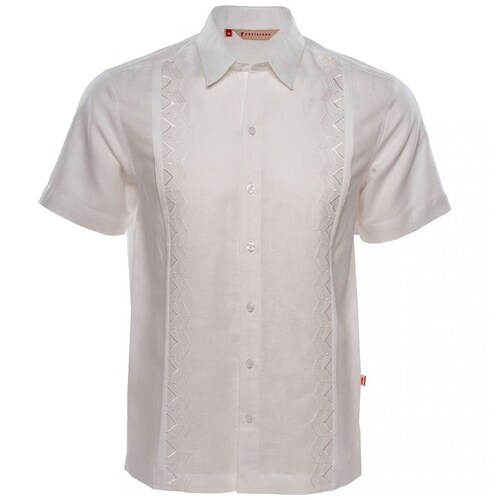 Camisa Blanco Manga Corta para Hombre Costavana Modelo Elo 2855C