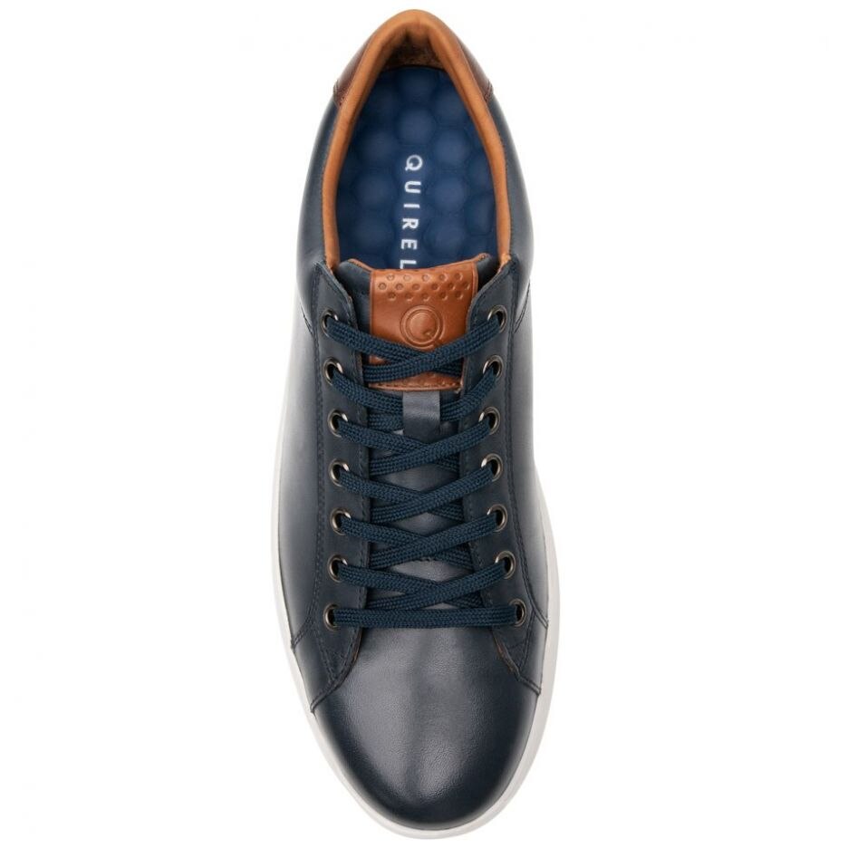 Sneaker de Piel Azul Quirelli para Hombre