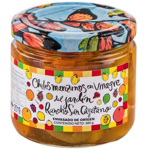 Chiles Manzanos en Vinagre Rancho San Cayetano 320 G