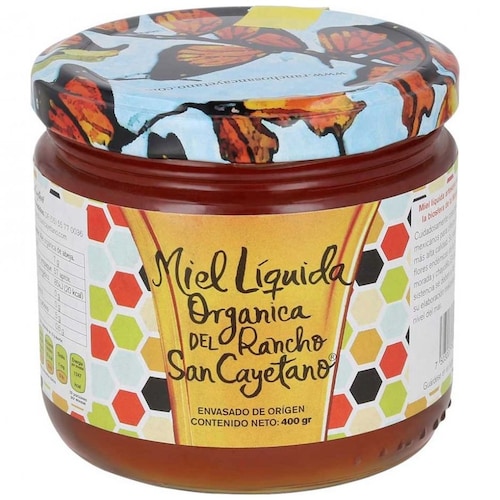 Miel Liquida Organica Del Rancho San Cayetano 400 G
