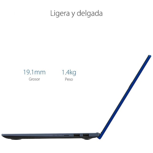 Laptop Asus X413Ja 14" Ci3 10Th 8G 512Ssd Fhd Azul