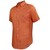 Camisa Manga Corta Lisa de Lino Naranja para Caballero Polo Club Modelo Pl020