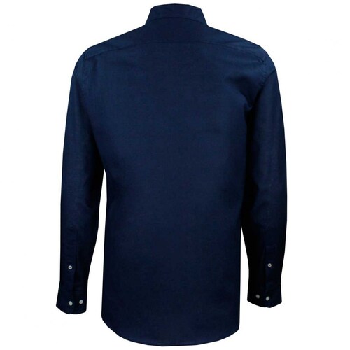 Coevals Club - Camisa De Manga Larga Para Hombre, 100% Algodón, Corte Regular, Casual, Con Botones, S