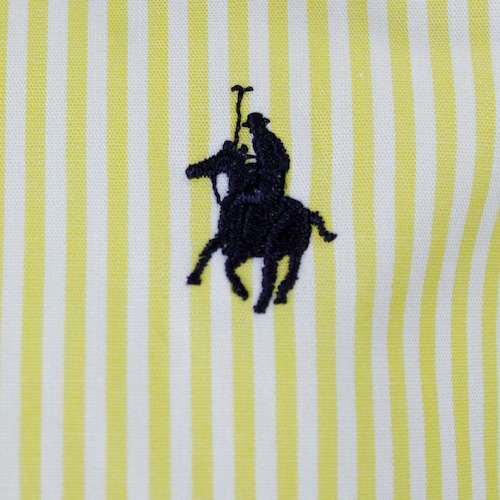 Camisa Manga Corta Slim Fit a Rayas Amarillo para Caballero Polo Club Modelo P10958