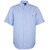 Camisa Manga Corta a Rayas Azul para Caballero Polo Club Modelo Vr2507