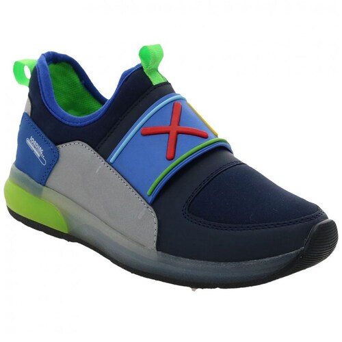Tenis Gamer con Luces Azul Marino para Ni&ntilde;o Roddyck Modelo Se63902M