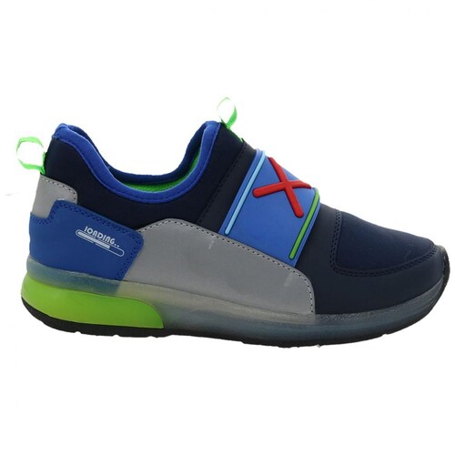 Tenis Gamer con Luces Azul Marino para Ni&ntilde;o Roddyck Modelo Se63902M