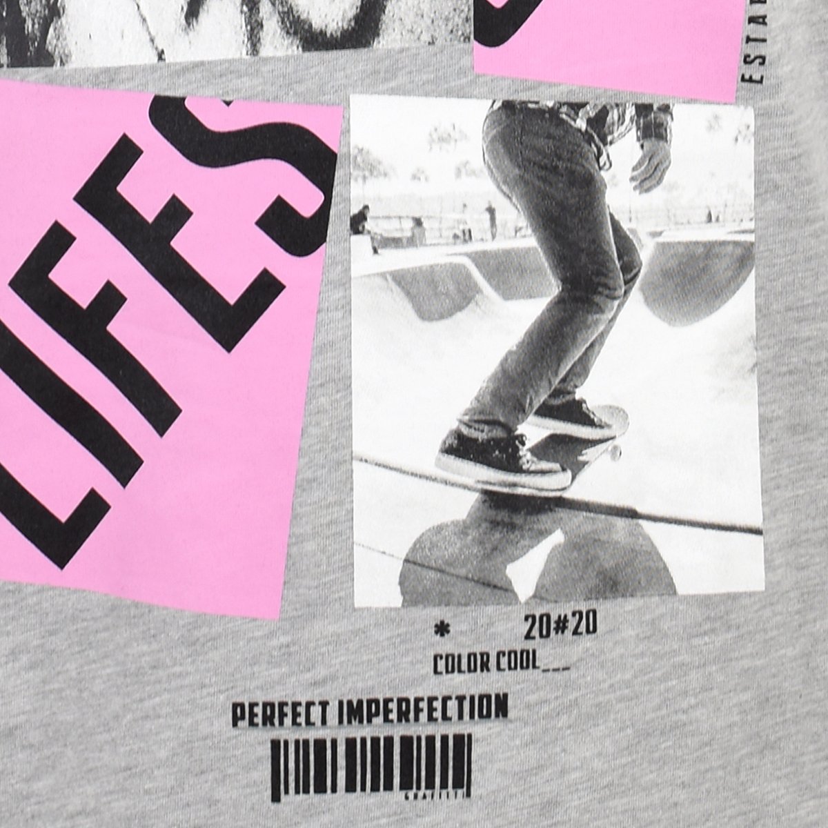 Playera Gris Medio Estampada para Caballero Marca Fukka Modelo B13B546
