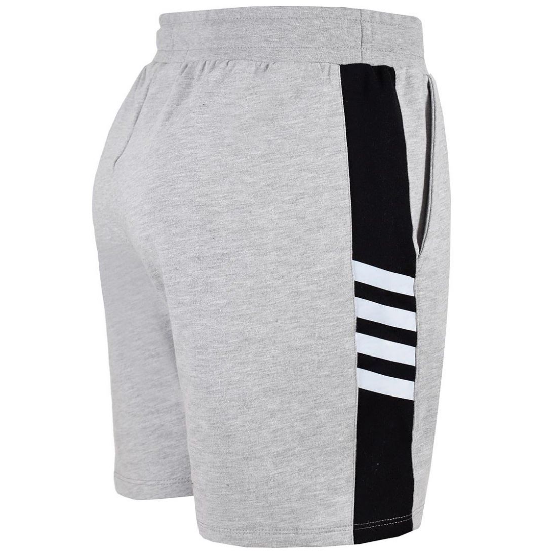 Short Gris Claro con Franja para Caballero Marca Fukka Modelo B31B505