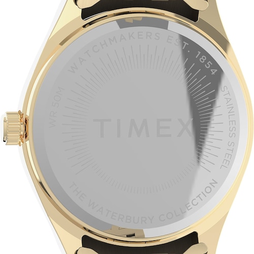 Reloj de Acero Inoxidable Dorado para Mujer Modelo Elo Tw2U78500 Timex Fashion