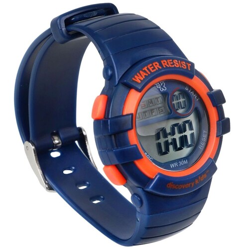 Reloj Azul Infantil Discovery Kids Modelo Dkid 9206 a
